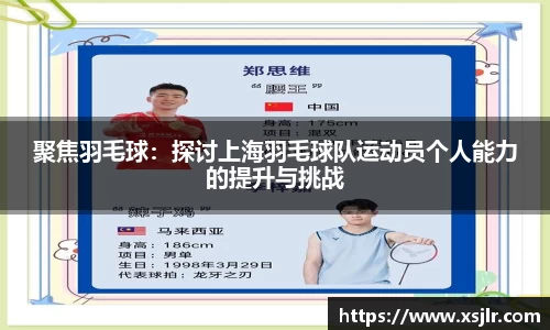 聚焦羽毛球：探讨上海羽毛球队运动员个人能力的提升与挑战